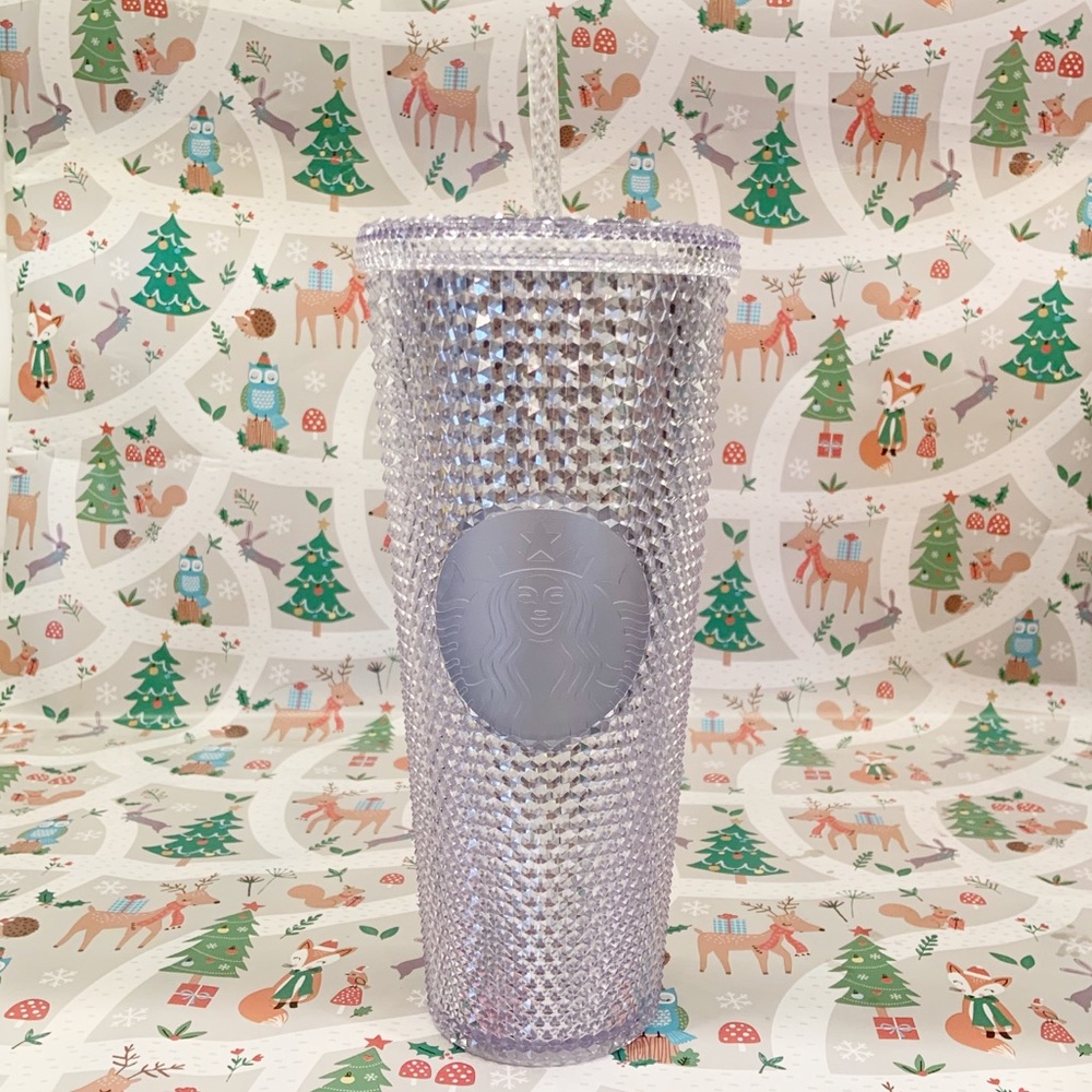 NWT Starbucks 2019 Silver Studded Tumbler